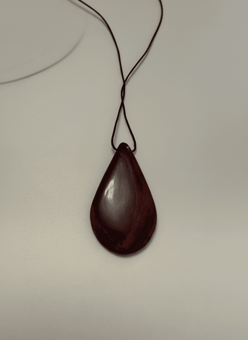 Pandantiv Lacrimă Abanos