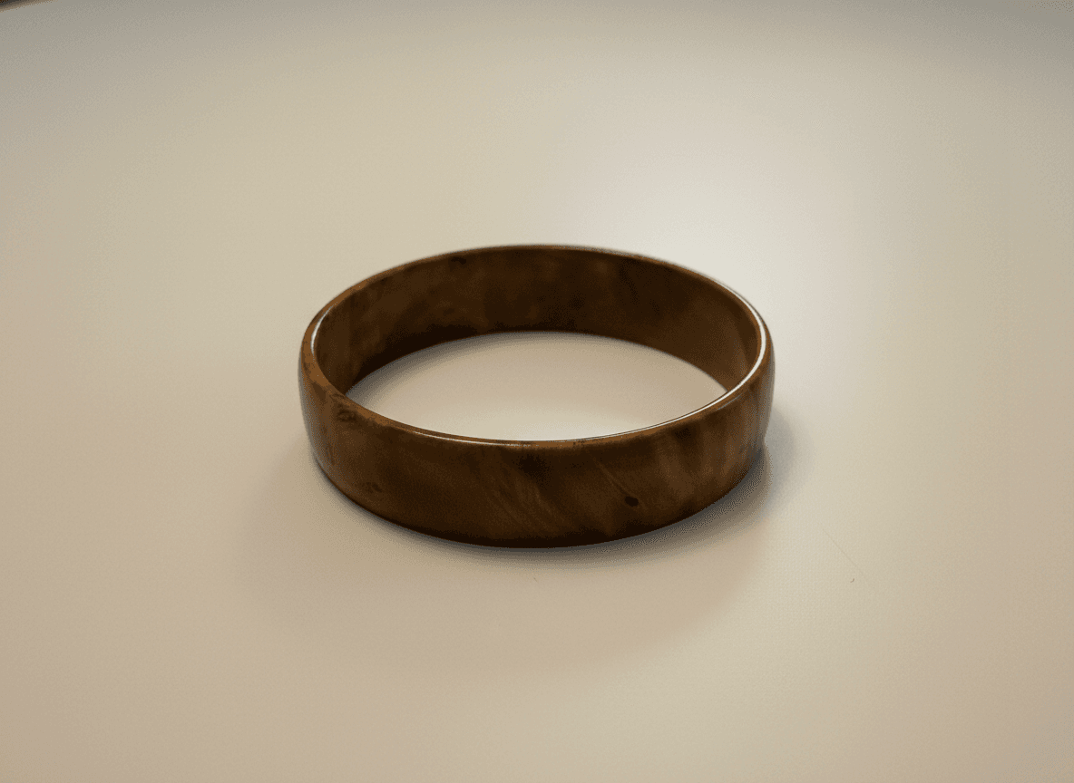 Brățară Nuc Marmorat Subțire