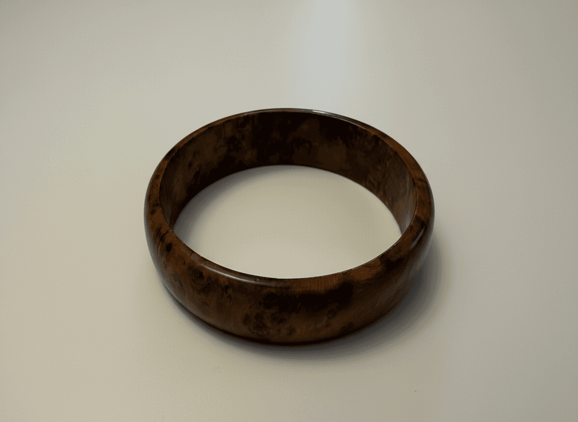 Brățară Lată Nuc Burl