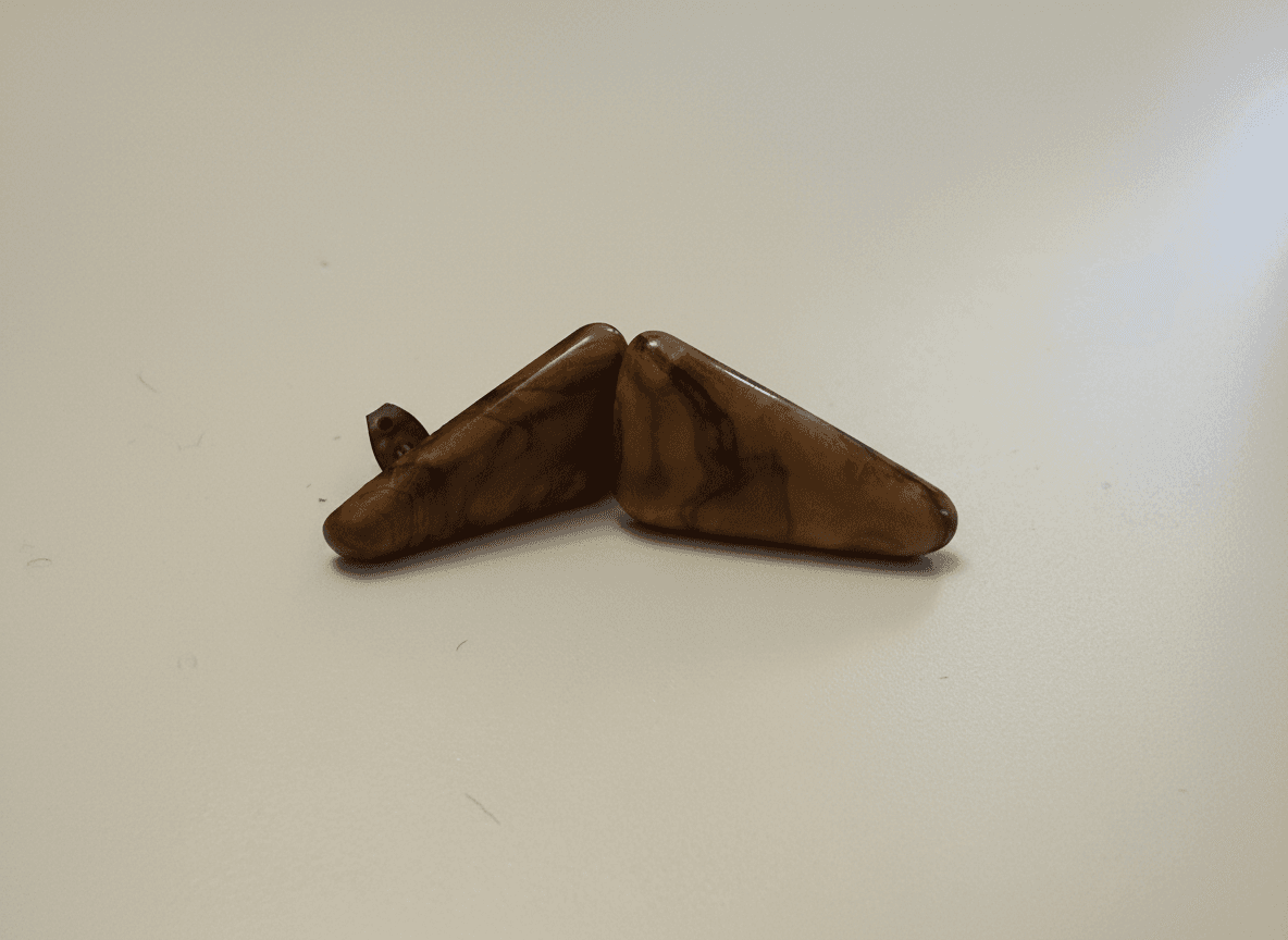 Cercei Triunghi Măslin